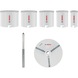 BOSCH Brick and Soft Tile Lochs&auml;gen-Set mit Aufsteckhalter 2608594539 - Lochs&auml;gen-Satz - 1
