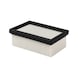 BOSCH Flacher gefalteter E10-Filter f&uuml;r Staubsauger 2608001219 - Filter f&uuml;r Staubsauger - 1