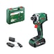 BOSCH Schlagschrauber UniversalImpactDrive 18V-210 1x PBA 18V 2.0Ah 06039E7001 - Schlagschrauber (Akku) - 1