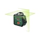 BOSCH Cross-line laser PLL360-15G, 1 x BA 3.6V 2.0Ah battery 0603663K00 - Cross-line laser - 1