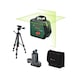 BOSCH Kreuzlinien-Laser PLL360-15G Premium Set 1 x Akku BA 3.6V 2.0Ah 0603663K02 - Kreuzlinien-Laser - 1