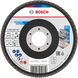 BOSCH X451 Fan-shaped grinding disc, 115 x 22.23 mm, K40, Z29, 60-piece set 2608626121 - Flap disc - 1