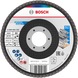 BOSCH X451 F&auml;cherschleifscheibe, 115 x 22,23&nbsp;mm, K80, Z27, 60 teilig 2608626133 - F&auml;cherschleifscheibe - 1