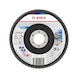 BOSCH X451 F&auml;cherschleifscheibe, 125 x 22,23&nbsp;mm, K40, Z29, 60 teilig 2608626137 - F&auml;cherschleifscheibe - 1