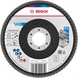 BOSCH X451 Fan-shaped grinding disc, 125 x 22.23 mm, K80, Z29, 60-piece set 2608626141 - Flap disc - 1