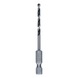 BOSCH Metal HSS twist drill, 3 x 33 x 72 mm, HEX 1/4 shank 2608577865 - Metal HSS twist drill - 1