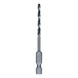 BOSCH Metal HSS twist drill, 3.2 x 36 x 75 mm, HEX 1/4 shank 2608577866 - Metal HSS twist drill - 1