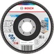 BOSCH X451 F&auml;cherschleifscheibe, 115 x 22,23&nbsp;mm, K60, Z27, 15 teilig 2608626172 - F&auml;cherschleifscheibe - 1