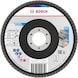 BOSCH X451 Fan-shaped sanding disc, 125 x 22.23 mm, K80, Z29, 15-piece set 2608626177 - Flap disc - 1
