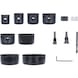 BOSCH Wood and Drywall hole saw set with shank and centre drill 2608594504 - Hole saw set - 1