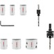 BOSCH Multi-material hole saw set with thread, 19;22;29;38;44;57 x 40 mm 2608594612 - Hole saw set - 1