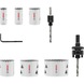 BOSCH Multi-material hole saw set with thread, 20, 25, 35, 40, 51, 68 x 40 mm 2608594616 - Hole saw set - 1