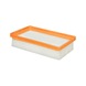 BOSCH Flachfaltenfilter, 125,7 x 220 mm 2608001245 - Staubsauger (elektrisch, Teile) - 1