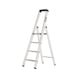 ATORN Aluminium step ladder, 1x4 steps - Aluminium step ladder - 1