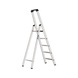 ATORN Aluminium step ladder, 1x5 steps - Aluminium step ladder - 2