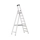 ATORN Aluminium step ladder, 1x8 steps - Aluminium step ladder - 2