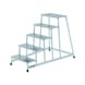 ATORN Aluminium machine step, 5 steps