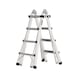 ATORN Aluminium telescopic ladder 4x4