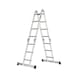 ATORN Multi-purpose ladder 2x3+2x4 - Multi-purpose aluminium ladder - 1