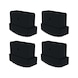 ATORN Inner feet for telescopic ladder (set of 4), semi-circular