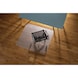 RS OFFICE PRODUCTS Ecogrip Solid chair mat, VAB anti-slip coating, 130 cm x 120 cm - Chair mat Ecogrip Solid - 1
