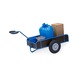 FETRA Hand cart with 4 panels, load capacity 400 kg, loading platform 845 x 545 mm - Hand cart with 4 panels and solid rubber tyres - 2