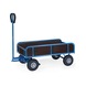 FETRA Hand cart with 4 panels, load capacity 400 kg, loading platform 1,145 x 645 mm - Hand cart with 4 panels and solid rubber tyres - 1