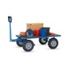 FETRA Hand cart 6405P, load area 1,600x900 mm, with platform - 2-tengelyes lapos rakfel&uuml;letű k&eacute;zikocsi - 2