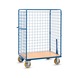 FETRA Shelf trolley with 1 tier, load capacity 600 kg, loading surface 1200 x 800 mm, with tugger train - Shelf trolley with 1 tier - 1