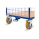 FETRA Shelf trolley with 1 tier, load capacity 600 kg, loading surface 1200 x 800 mm, with tugger train - Shelf trolley with 1 tier - 2