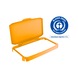 DURABLE Hinged lid for DURABIN (R) 60 l bin, yellow