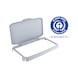 DURABLE Hinged lid for DURABIN (R) 60 liter bin, grey - Hinged lid for DURABIN (R) 60 l waste bin - 1