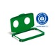 DURABLE Hinged lid for DURABIN (R) 60 l bin, green, with 2 openings - Hinged lid for DURABIN (R) 60 l waste bin - 3