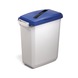 DURABLE Hinged lid for DURABIN (R) 60 liter bin, blue, with slot opening - Hinged lid for DURABIN (R) 60 l waste bin - 2