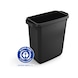 DURABLE DURABIN (R) ECO 60 l black bin without lid - DURABIN (R) ECO 60 lter waste bin - 1