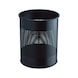 DURABLE Perforated metal wastepaper bin, 15 l, black - Metal wastepaper bin - 1