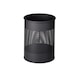 DURABLE Perforated metal wastepaper bin, 15 l, anthracite - Metal wastepaper bin - 1