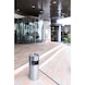 DURABLE Round stainless steel litter bin, 17 litres, with ashtray, silver - Litter bin with ashtray, 17 l - 2