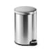 DURABLE Round stainless steel pedal bin, 20 l - Stainless steel pedal bin - 1