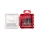 MILWAUKEE Combination tap, 1/4 inch hex, HSS-G set (6-piece) 4932498267 - Taps, thread cutters, die cutters - 1