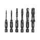 MILWAUKEE Combination tap, 1/4 inch hex, HSS-G set (6-piece) 4932498267 - Taps, thread cutters, die cutters - 2