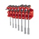 MILWAUKEE Steckschl&uuml;ssel-T-Griffe 7 teilig mit Softgrip-Auflage und Halter 4932498704 - Schraubendreher, -einsatz (nicht spezifiziert) - 2