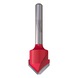 MILWAUKEE V-Nutfr&auml;ser 18/60 mm mit 1/4 Zoll Schaft f&uuml;r Aluminium - 1 St&uuml;ck 4932500955 - Schaftfr&auml;ser (nicht l&ouml;sbare Schneiden) - 1