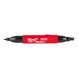 MILWAUKEE Permanentmarker INKZALL(TM) 2-in-1 - Keil-/Feinspitze 4932501155 - Permanentmarker - 1