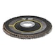 ATORN Flap disc grain 40, 125 mm, angled, stainless steel/steel |PROMOTION - Lamell&aacute;s t&aacute;rcsa – kiv&aacute;l&oacute; minős&eacute;gű, univerz&aacute;lis t&aacute;rcsa nemesac&eacute;lhoz, ac&eacute;lhoz |AKCI&Oacute; - 2