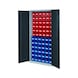 RASTERPLAN Sleufplaatkast model 52, geheel metalen deuren RAL 7035/7016 - Sleufplaatkast met massief plaatmetalen deuren - 1