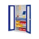RASTERPLAN Tool cabinet model 31 1950x1000x600&nbsp;mm, doors with viewing window - Hinged-door cabinet with shelf and drawers - 1