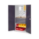 RASTERPLAN Alet dolabı, model 26, YxGxD 1950 x 1000 x 600 mm, kan. panel kapılar - Raf ve &ccedil;ekmecelerle menteşeli kapılı dolap - 1