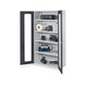 RASTERPLAN Kast v. zware bel., model 41, deuren met kijkv. hxbxd 1950 x 1000 x 600 mm - Kast voor zware belasting zonder scheidingswand in het midden - 1