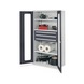 RASTERPLAN Kuvvetli tip dolap, model 43, iz. pencereli kapılar, YxGxD 1950 x 1000 x 600 mm - Merkezi b&ouml;lmesiz kuvvetli tip dolap - 1